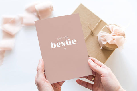 Love you Bestie | Greeting Card - The Local Space