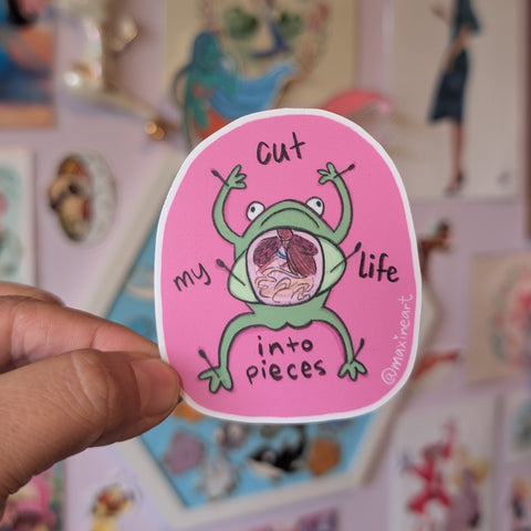 Cut My Life - Waterproof Vinyl Sticker