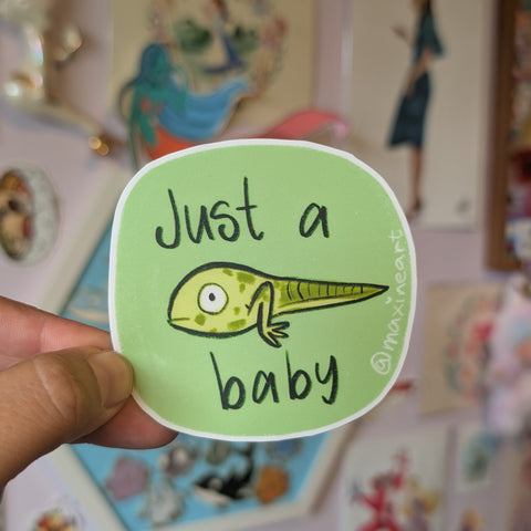 Just A Baby - Waterproof Vinyl Sticker