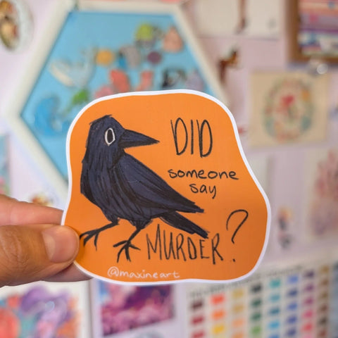 Murder - Waterproof Vinyl Sticker