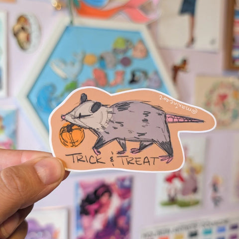 Trick & Treat - Waterproof Vinyl Sticker