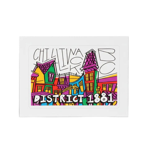 Memory Trail District 1881 Sticker - Downtown Chilliwack Sticker - The Local Space