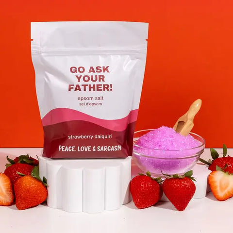 Go Ask Your Father Epsom Salt - Strawberry Daiquiri Bath Soak - The Local Space