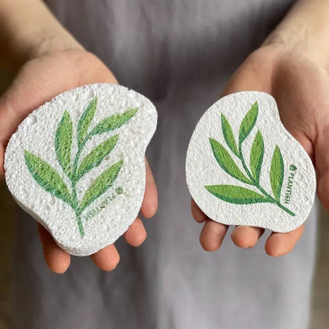 Plantish Pop Up Sponges – Compostable Cellulose Kitchen Sponge - The Local Space