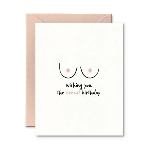 Breast Birthday - Greeting Card