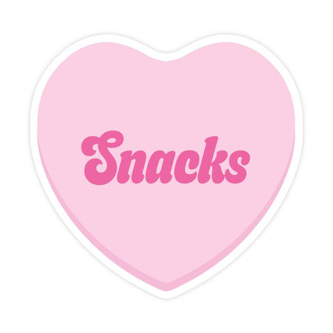 Pretty By Her Snacks Sticker β 3" x 2.5" Vinyl Decal - The Local Space