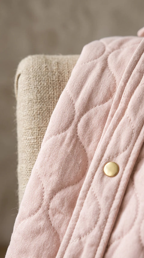 Blush Leni Quilted Coat