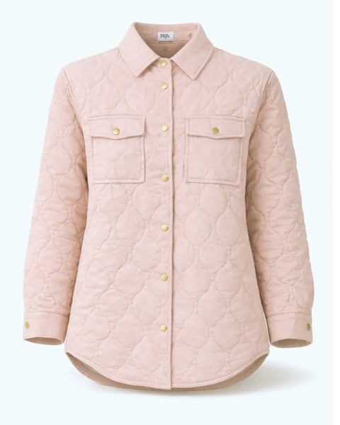 Blush Leni Quilted Coat