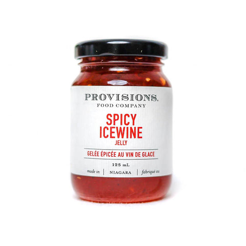 Provisions Food Company Spicy Icewine Jelly - Icewine Infused Gourmet Preserve (125mL Jar) - The Local Space