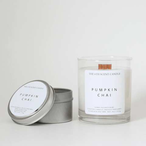 Pumpkin Chai | Wood Wick Soy Candle - The Local Space