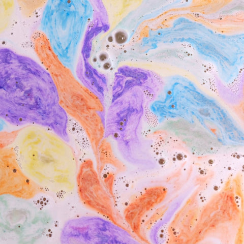 Happy Hippo Bath Rainbow Mini Bubble Bombs colourful bath bombs - The Local Space
