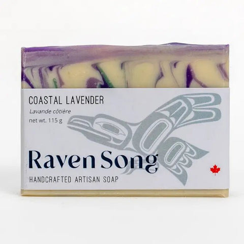RavenSong Soap and Candle Coastal Lavender artisan soap bar - The Local Space