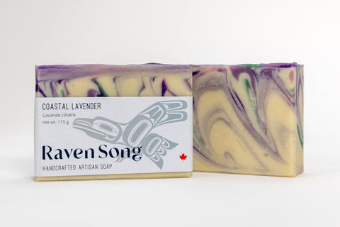 RavenSong Soap and Candle Coastal Lavender artisan soap bar - The Local Space
