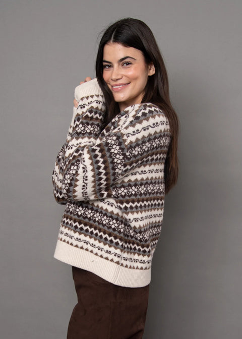 Hera Striped Long Sleeve Pullover