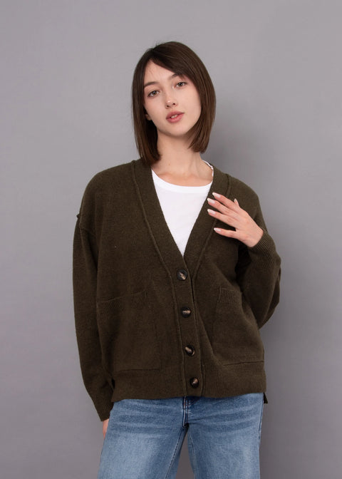 Patsy Cardigan - Olive