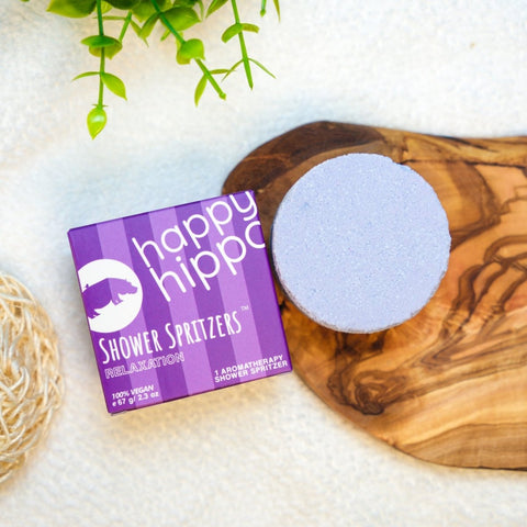 Happy Hippo Bath Relaxation Shower Spritzer lavender shower steamer - The Local Space