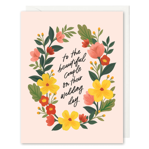 Selah Paper To the Beautiful Couple Wedding Card - The Local Space