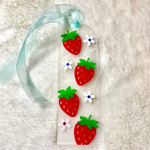 Strawberry Fields | Acrylic Bookmark - The Local Space