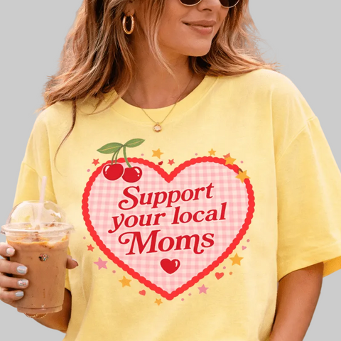 Support Your Local Moms Tee - The Local Space