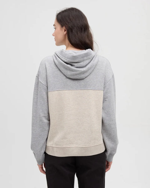 Foster Hoodie - Harbour Grey & Pale Oak Heather