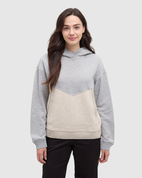 Foster Hoodie - Harbour Grey & Pale Oak Heather