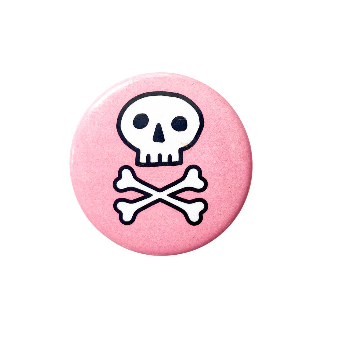 Skull Button Pin - The Local Space