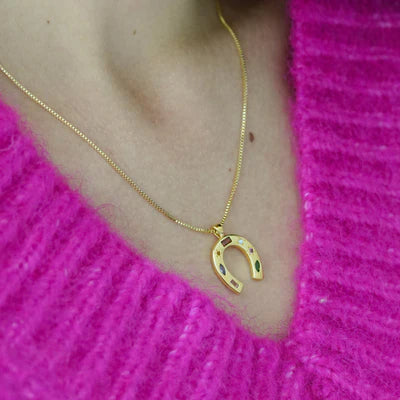 Horseshoe Confetti Necklace - The Local Space