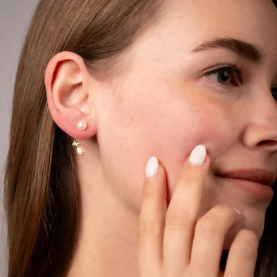 Rosy Whispers Stud Earrings - The Local Space
