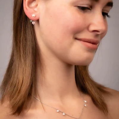 Rosy Whispers Stud Earrings - The Local Space