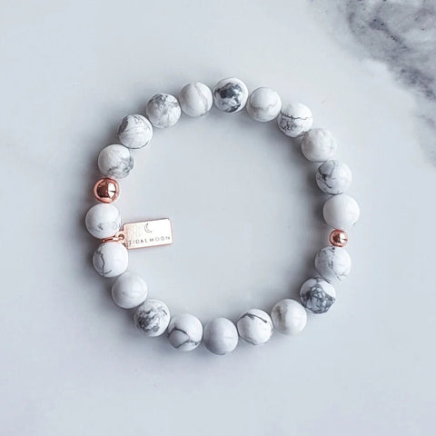 Tidal Moon Howlite Bracelet - The Local Space