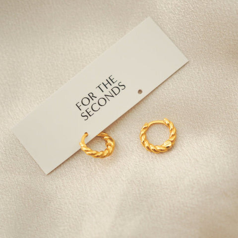 Twist Hoop Earrings - The Local Space