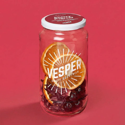 Vesper Craft Cocktails Cherry Negroni - Craft Cocktail and Mocktail Infusion Jar - The Local Space