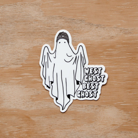 West Ghost, Best Ghost | Sticker - The Local Space
