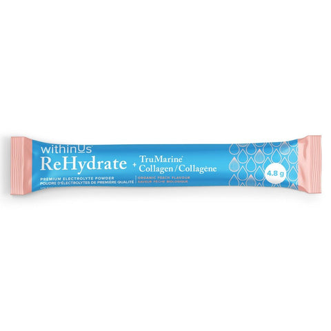 withinUs ReHydrate + TruMarine® Collagen – Premium Electrolyte Powder - The Local Space
