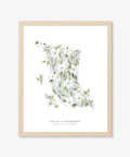 Natasha Vanderburg Co. | British Columbia Dogwood Art Print, The Local Space, Local Canadian Brands