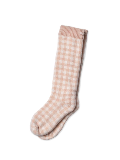 Gingham Lounge Sock