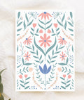 White Floral | Greeting Card - The Local Space