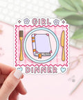 Girl Dinner | Sticker - The Local Space