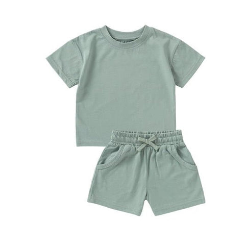 100% Organic Cotton Short Sleeve Set - The Local Space