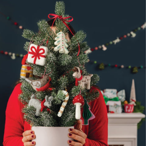 Yuletide Mache Ornaments - The Local Space