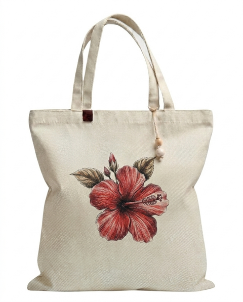 Hibiscus Tote Bag