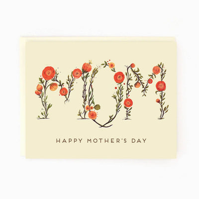 The Paperhood | Mom Flowers Greeting Card, The Local Space, Local Canadian Brands