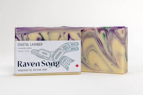 RavenSong Soap & Candle Coastal Lavender Handcrafted Artisan Soap