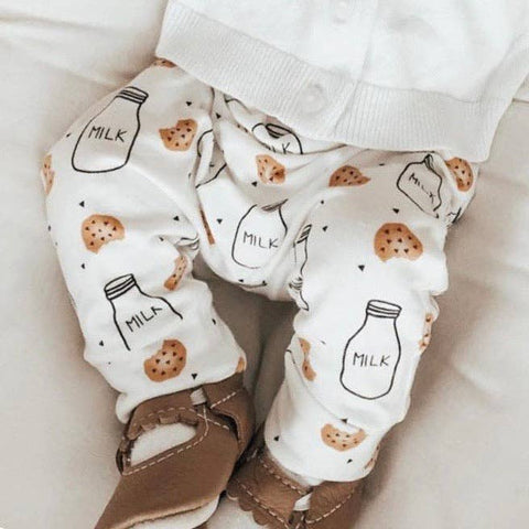 Milk & Cookie Print Leggings