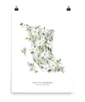 Natasha Vanderburg Co. | British Columbia Dogwood Art Print, The Local Space, Local Canadian Brands