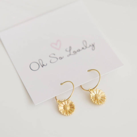 Daisy Hoop Earrings - The Local Space