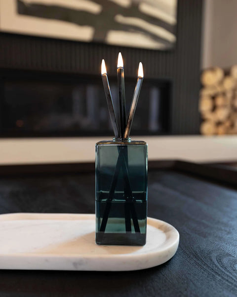 Everlasting Candlesticks – Reusable Steel Oil Candles (Set of 3)