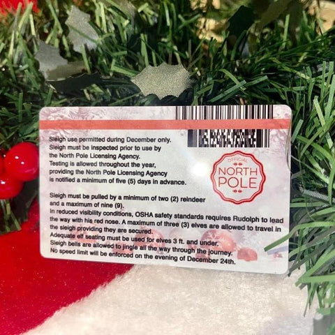 Santa's Sleigh License | The Local Space