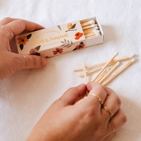 Floral Matchbox | 30 Sticks