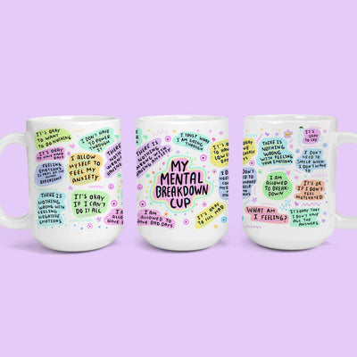 The Playful Pineapple - My Mental Breakdown Cup Mug - The Local Space